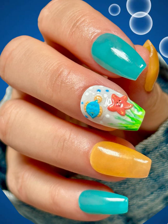 Golden Tortoise Beetle(UV color changing) - Sundara Nails