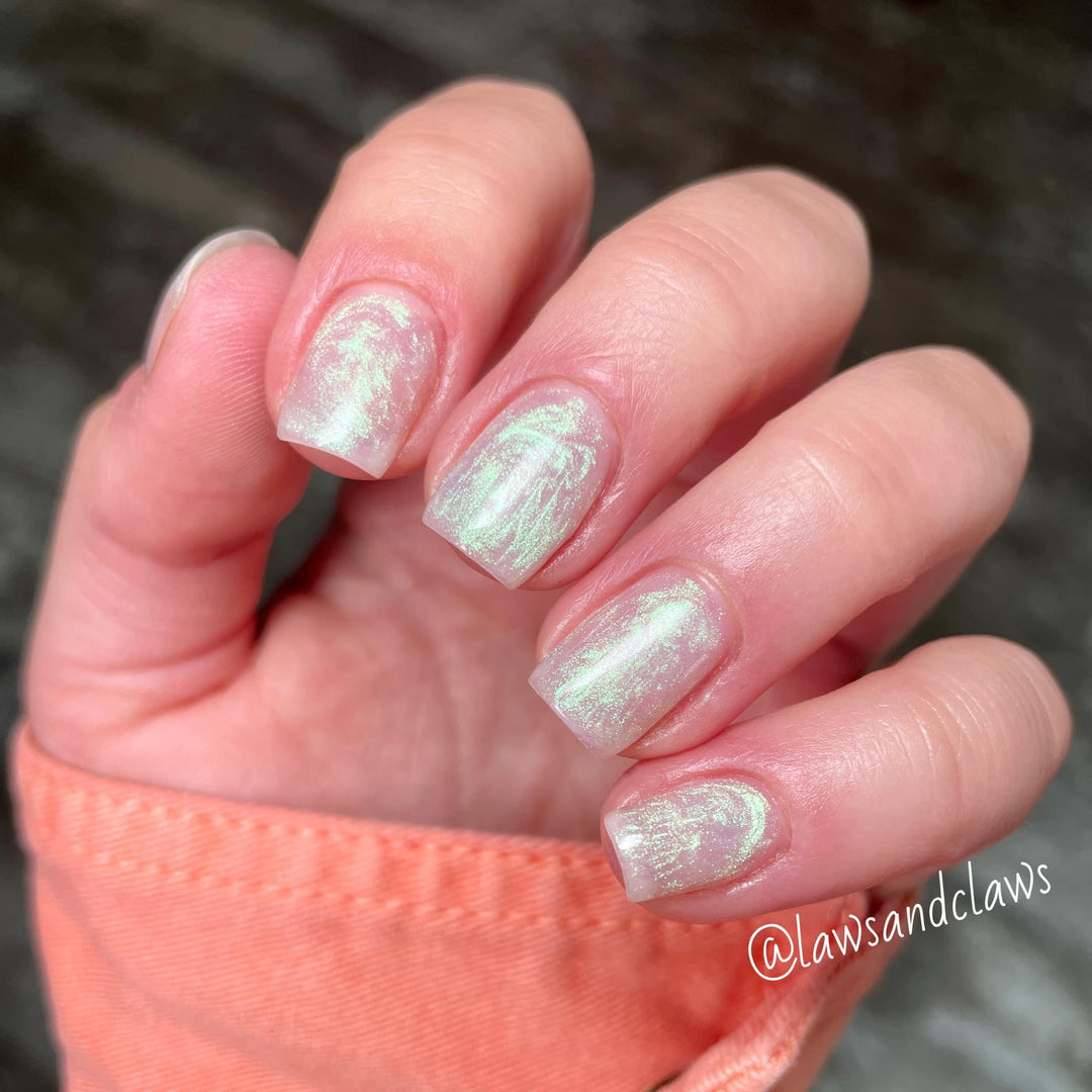 Green Grass Glitter- Builder Gel (Hema Free) - Sundara Nails