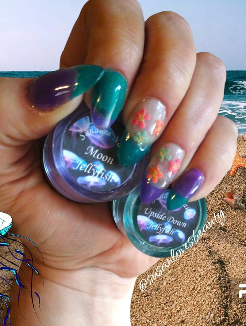 Moon Jellyfish - Sundara Nails