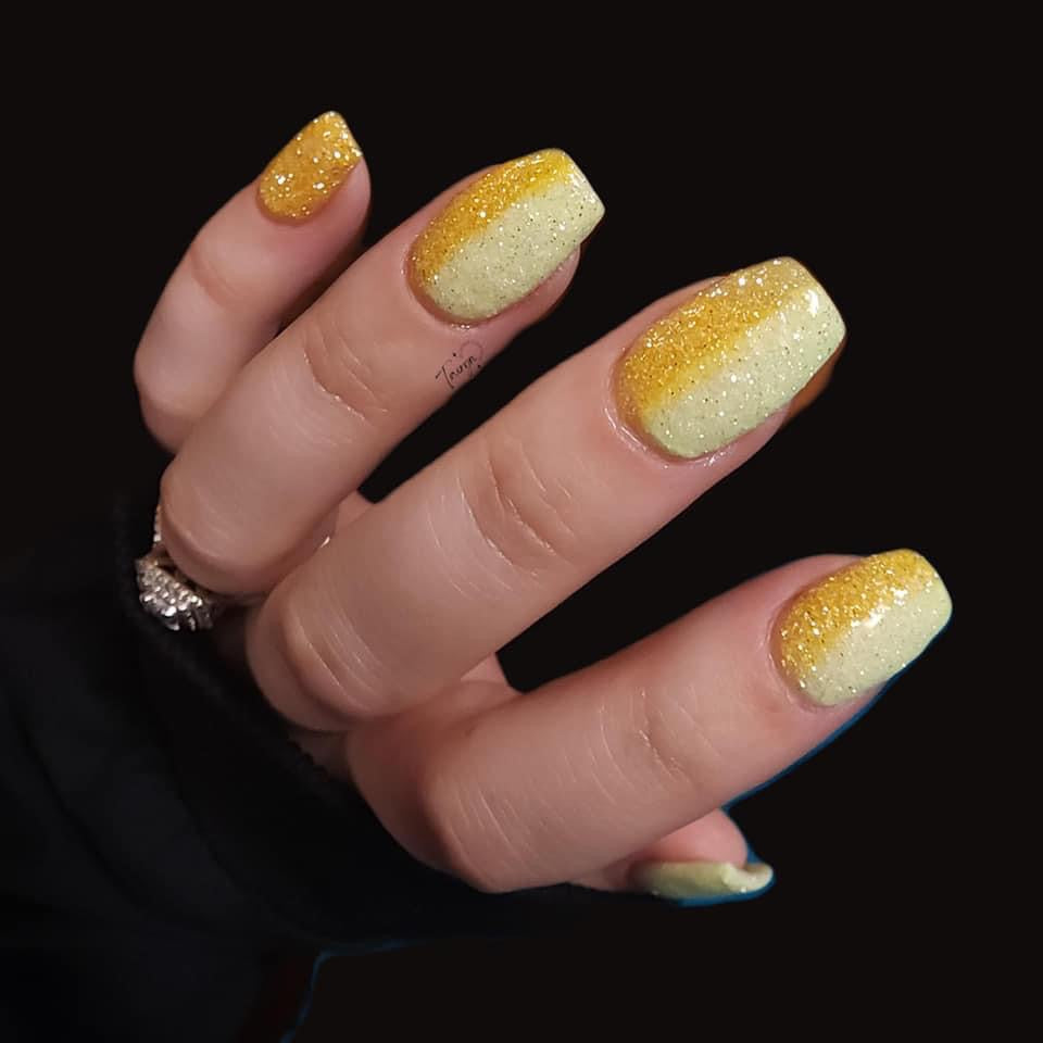 Zesty Lemon- Reflective Dip - Sundara Nails