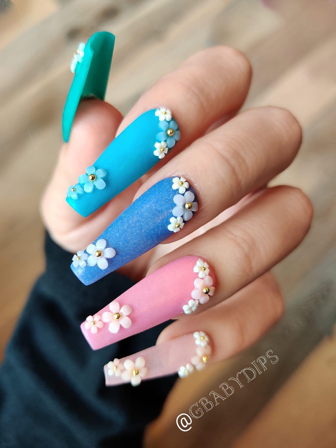 Cherry Cloud- Acrylic+Dip powder - Sundara Nails