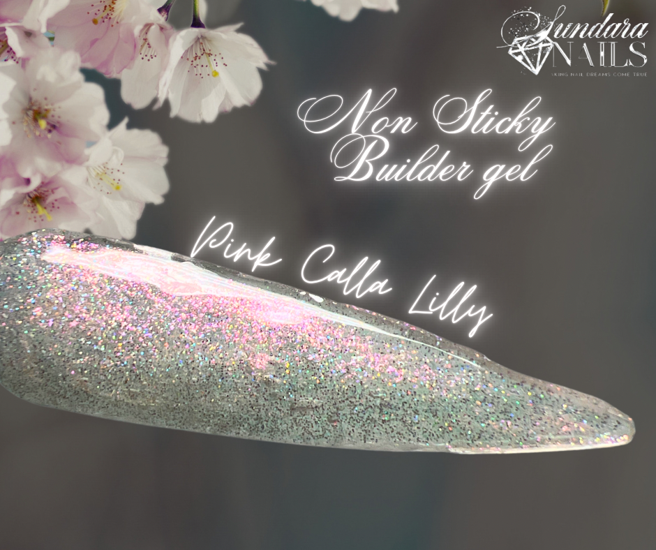 Flower Glitter Collection - Non Sticky 3D Builder Gel in a Pot - Sundara Nails
