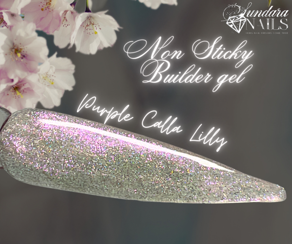 Flower Glitter Collection - Non Sticky 3D Builder Gel in a Pot - Sundara Nails
