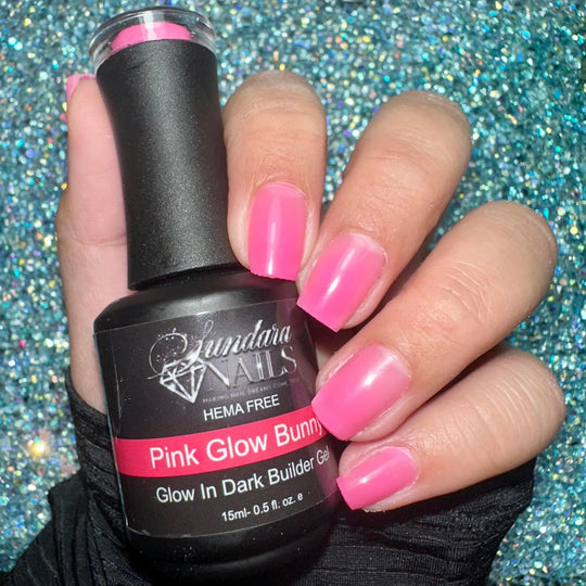 Pink Glow Bunny-Glow Builder Gel (Hema Free)