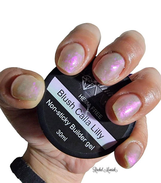 Flower Glitter Collection - Non Sticky 3D Builder Gel in a Pot - Sundara Nails