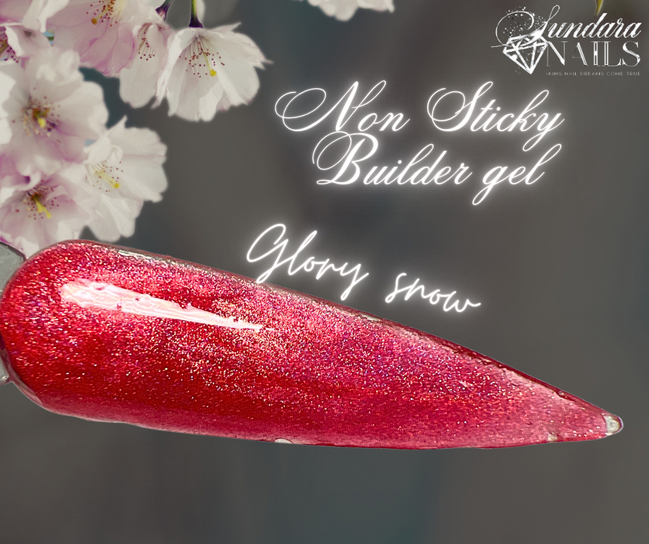 Flower Glitter Collection - Non Sticky 3D Builder Gel in a Pot - Sundara Nails