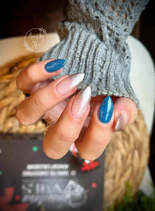 2022 Christmas Blues Gel Polish Collection 6 Colors (Hema Free) - Sundara Nails