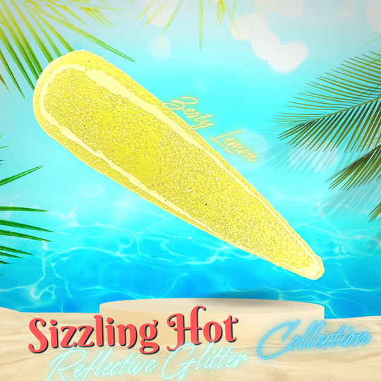 Zesty Lemon- Reflective Dip - Sundara Nails