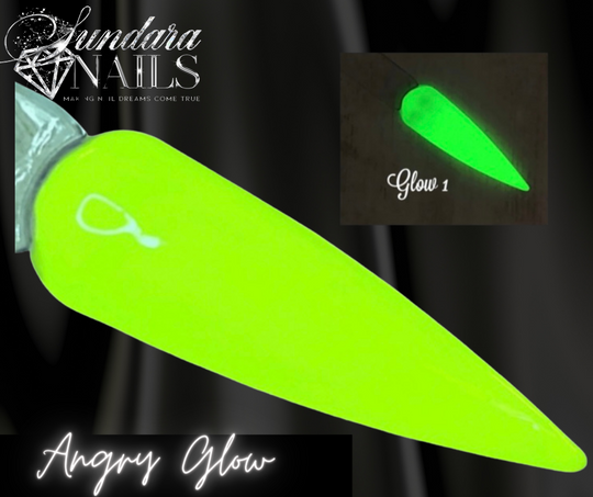 Angry Glow *Glow* (#01) - Sundara Nails