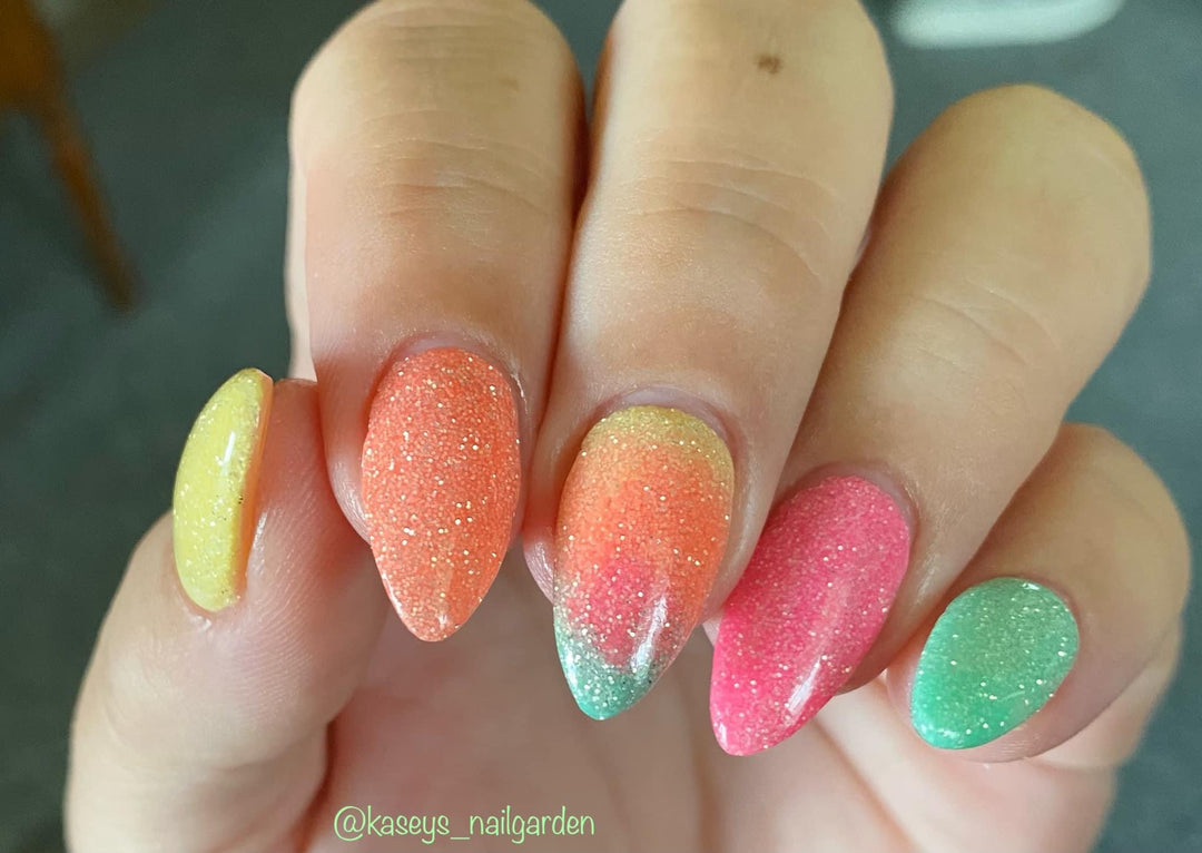 Neon Summer Hot Pink- Reflective Dip - Sundara Nails