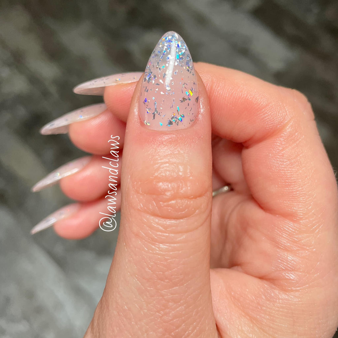 Silver Laser Non-Wipe Top Coat (Hema Free) - Sundara Nails