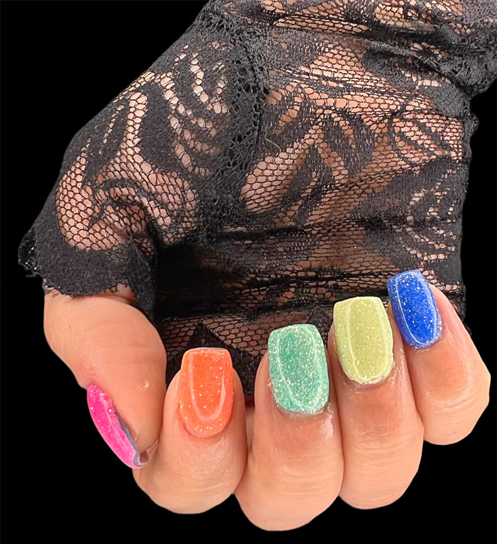 Zesty Lemon- Reflective Dip - Sundara Nails