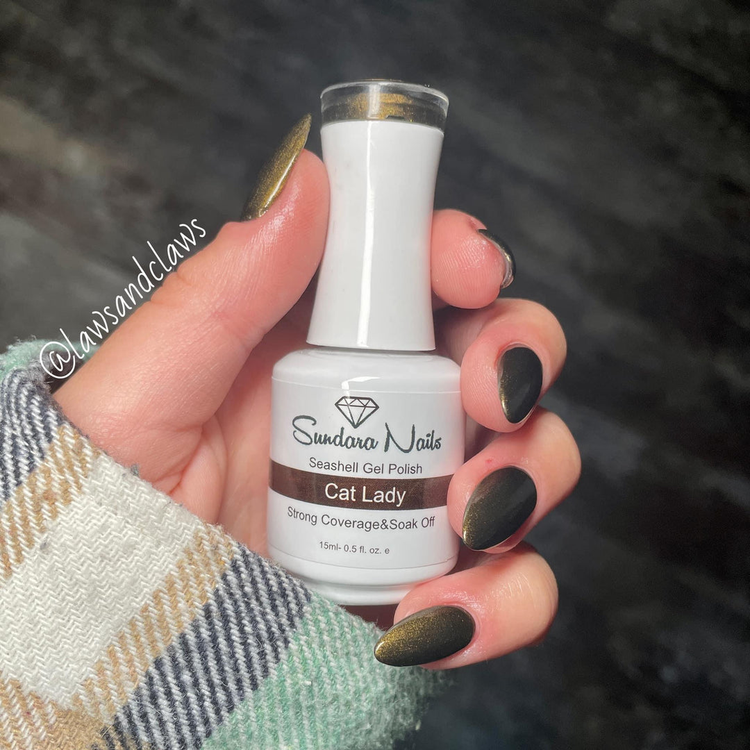 Gomez- Seashell gel polish - Sundara Nails