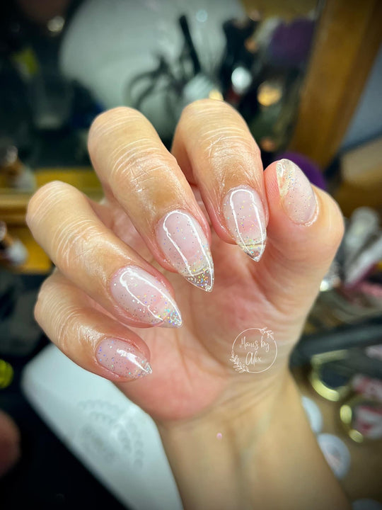 Over the Rainbow-  Glitter Builder Gel (Hema Free) - Sundara Nails