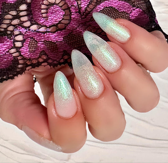 Green Grass Glitter- Builder Gel (Hema Free) - Sundara Nails